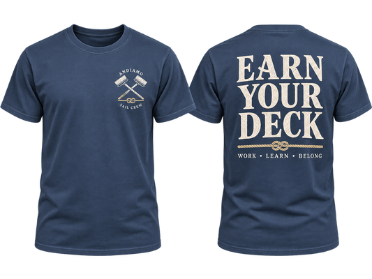 Earn your Deck 1 tshirt